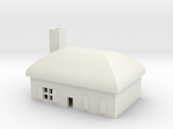 1/600 Village House 4 3d printed