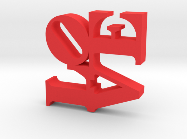 The Love Sculpture  3d printed 