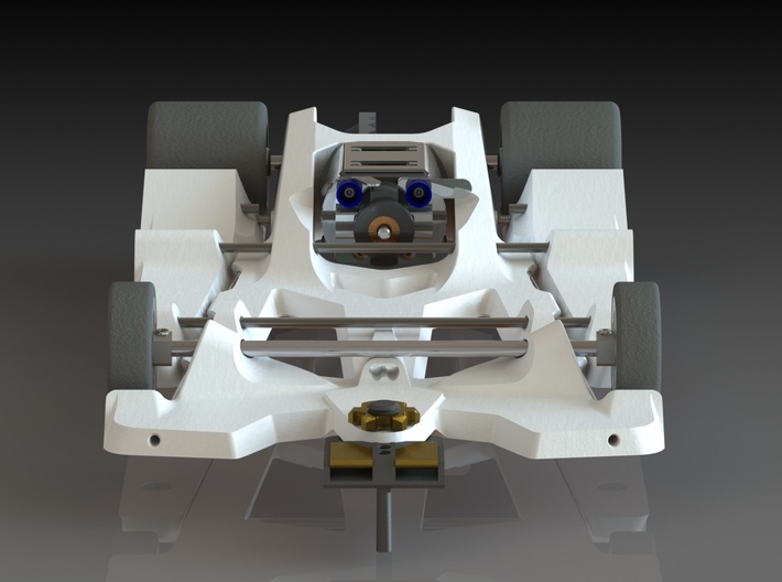 888sr-xl (1/24 "spec racer" slot car chassis 4.5") 3d printed 