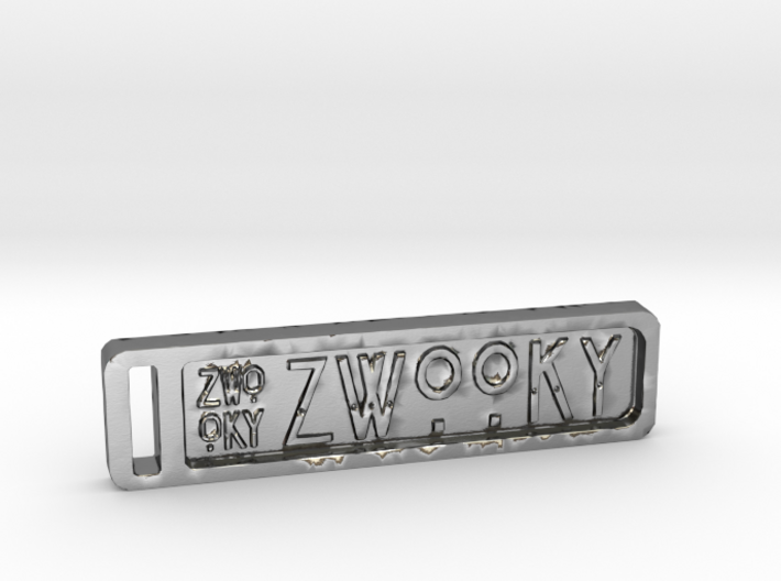 ZWOOKY Keyring 14 rounded 4cm 3mm 3d printed