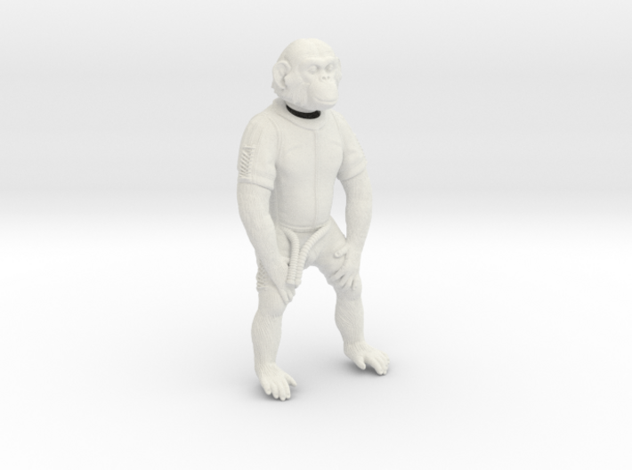 "HAM" Chimp Mercury Astronaut (Figure 130mm) 3d printed 