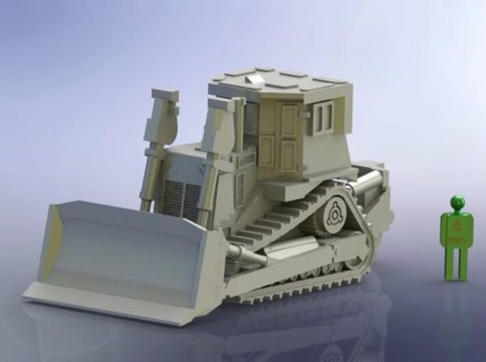 Armored Dozer Doobi 1/160 N Scale 3d printed Add a caption...