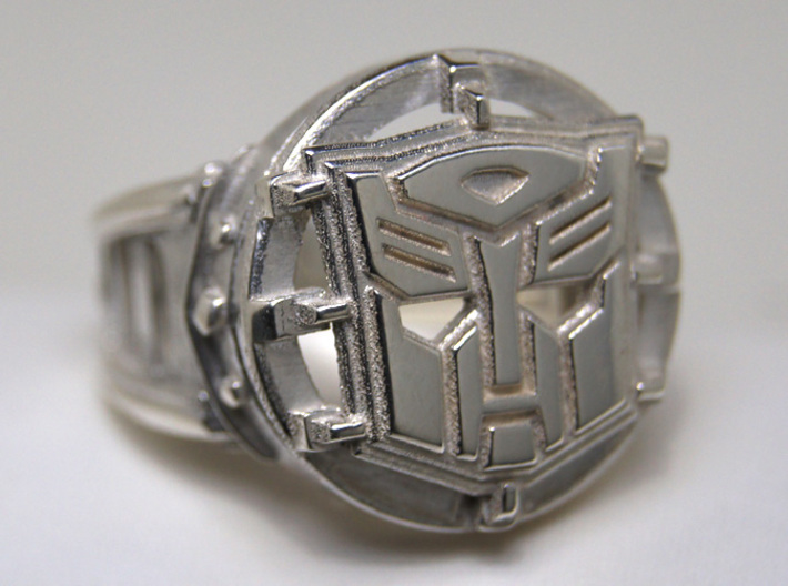 Autobot Ring Size 10 3d printed 
