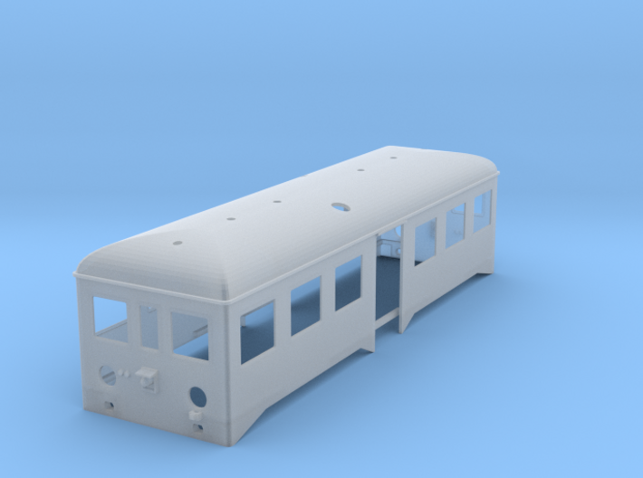 Caisse remorque autorail 3d printed