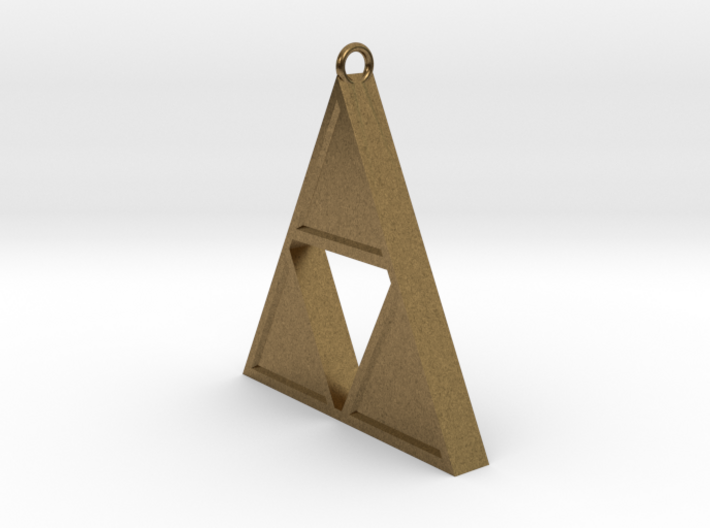 Triforce Pendant 3d printed
