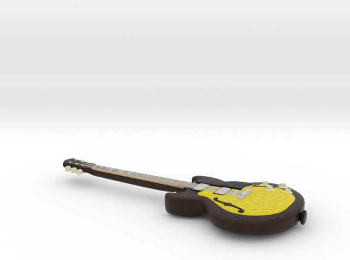 Gibson Guitar Sunburst 335 3d printed
