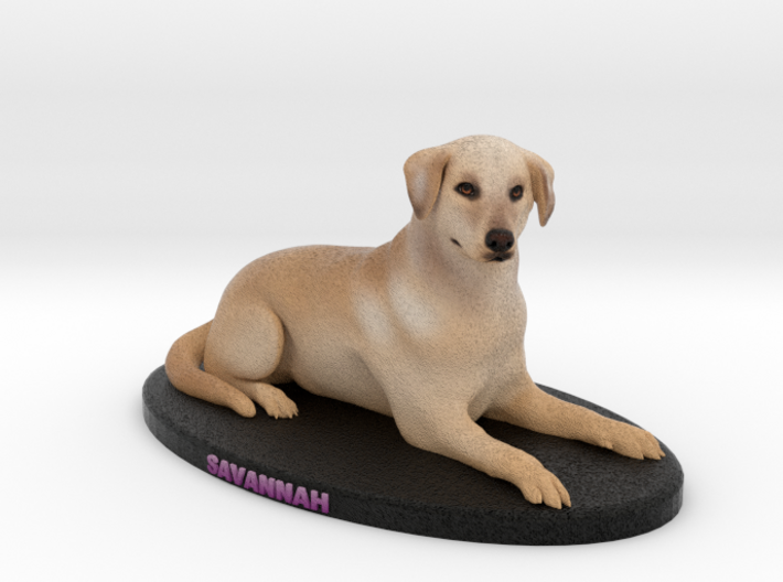 Custom Dog Figurine - Savannah 3d printed