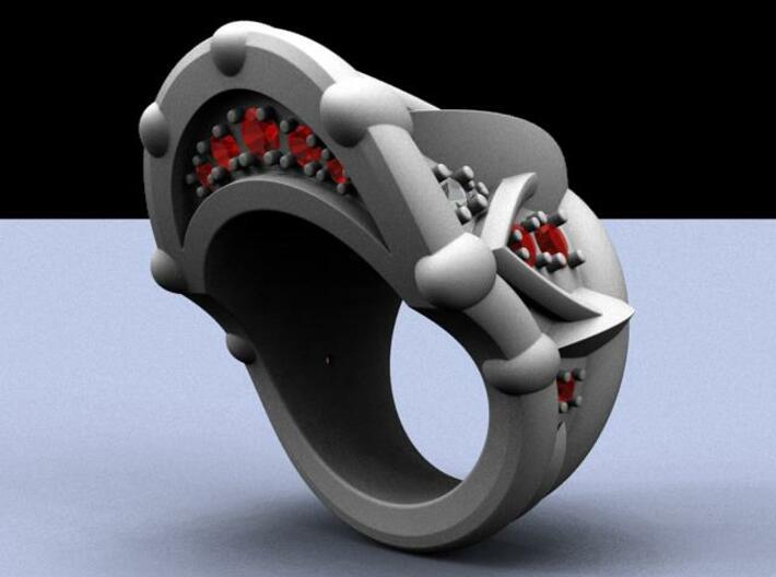 Neptune Ring - Size 12 (21.49 mm) 3d printed 