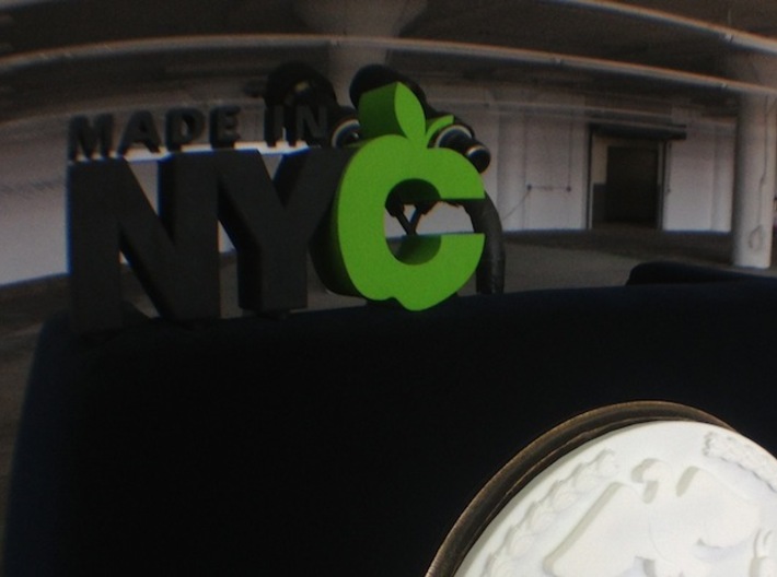 Made in NYC Logo 3d printed