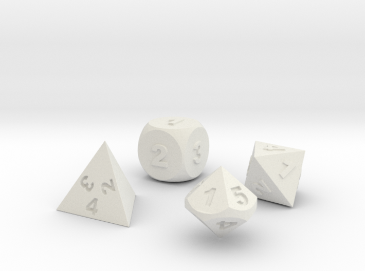 Dice Set 3d printed