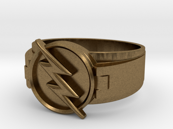 Reverse Flash Ring Size 10.5 20.2mm 3d printed