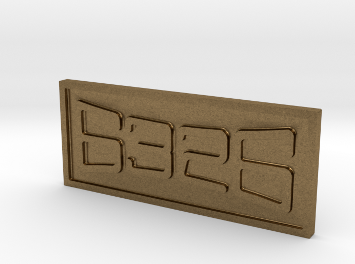 CNO&amp;TP Ms-4 #6326 3/4&quot; Scale Number Plate 3d printed