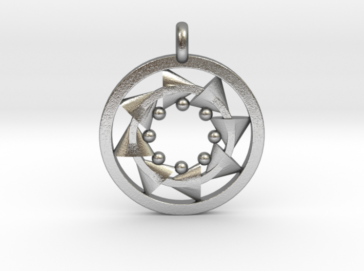 CIRCULAR Motion Designer Jewelry Pendant 3d printed