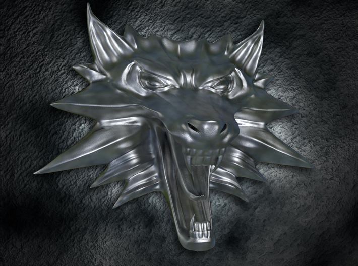 Witcher Medallion 3d printed 3D Render