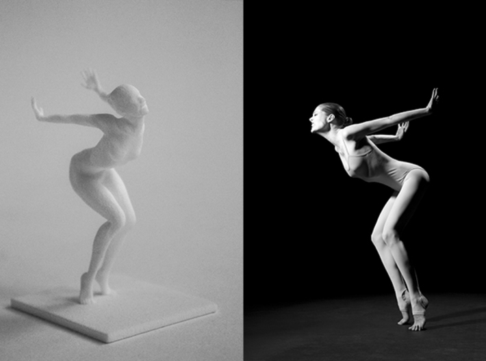 Coco Rocha Pose 313 3d printed Study of Pose 313