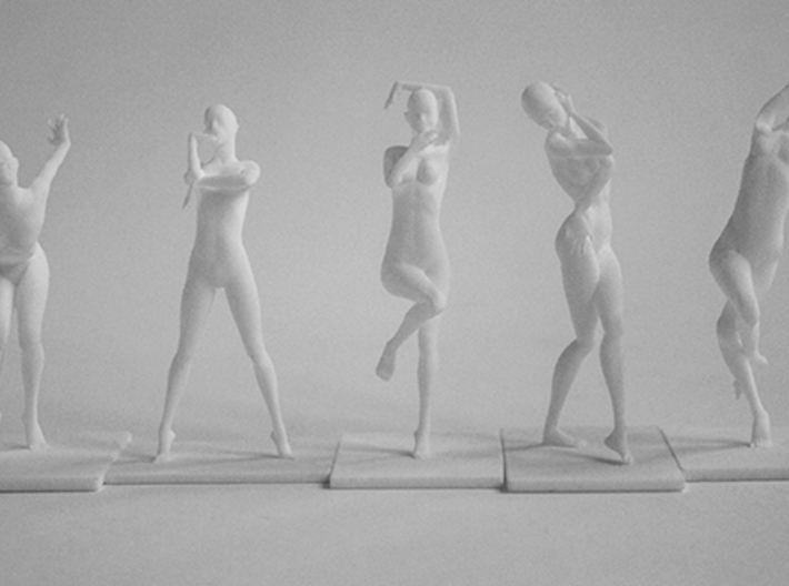 Coco Rocha Pose 46 3d printed 