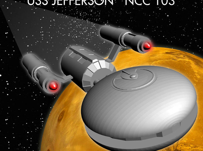 The USS Jefferson 3d printed