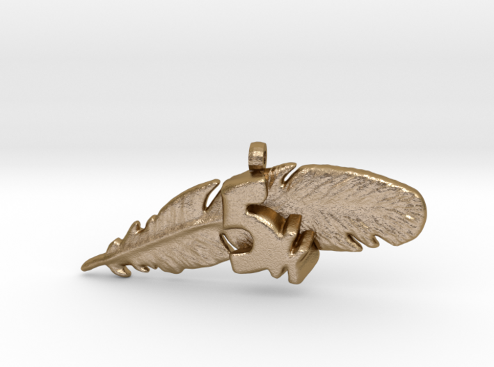 5K FEATHER NECKLACE 3d printed