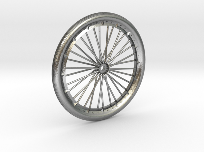 Bicycle wheel miniature 3d printed