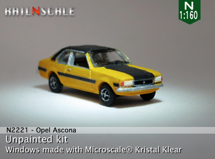 Opel Ascona B (N 1:160) 3d printed