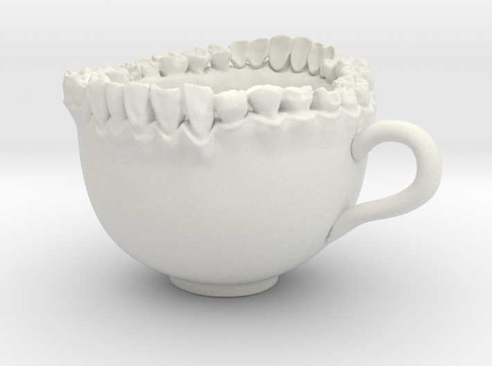 Large Teeth Tea Mug 3d printed