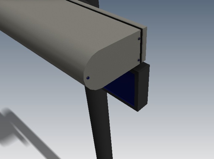 1/32 - DSB Stations lampe (dobbelt) med stations s 3d printed 