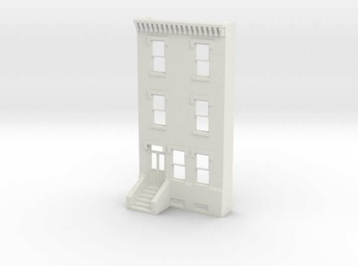 S SCALE ROW HOME FRONT 3S 3d printed