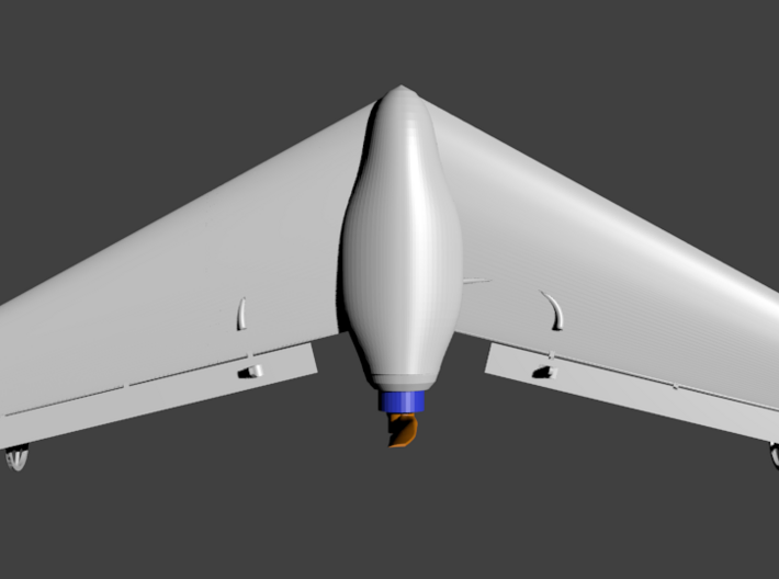 Mach 3 Micro Flying Wing 3d printed 