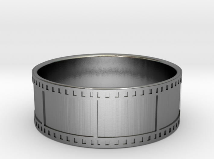 35mm Film Strip Ring - Size US 12 3d printed