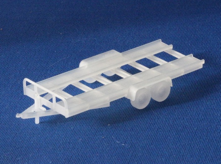 HO Scale Car Trailer X2 3d printed Add a caption...