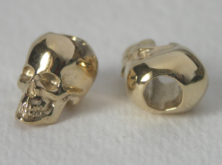 Skull Bead - Doubled 3d printed Photo