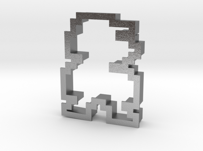 pixely plumber man cookie cutter 3d printed