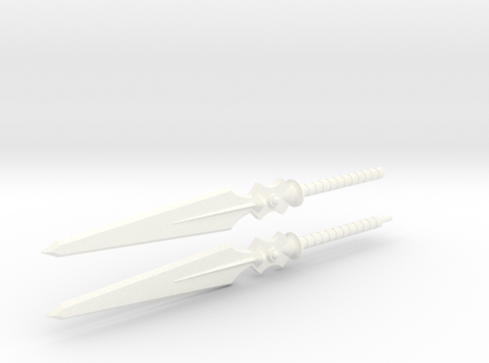Double Bladed Spear 3d printed 