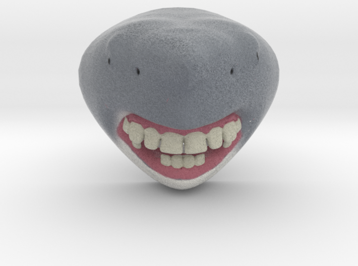 Shark with Human Teeth 3d printed 