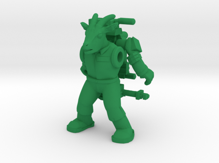 Winshorn Ghoatbuster Figure (Plastic) 3d printed