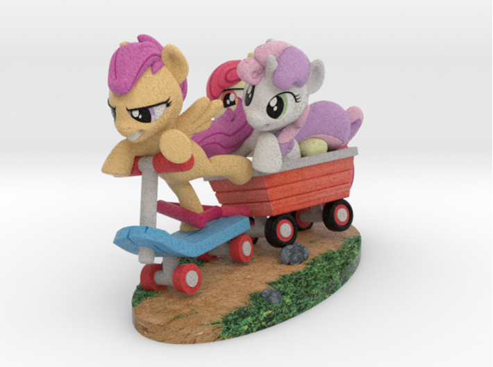 Sidekicks #2 - The Crusaders 3d printed Render only, not a photo