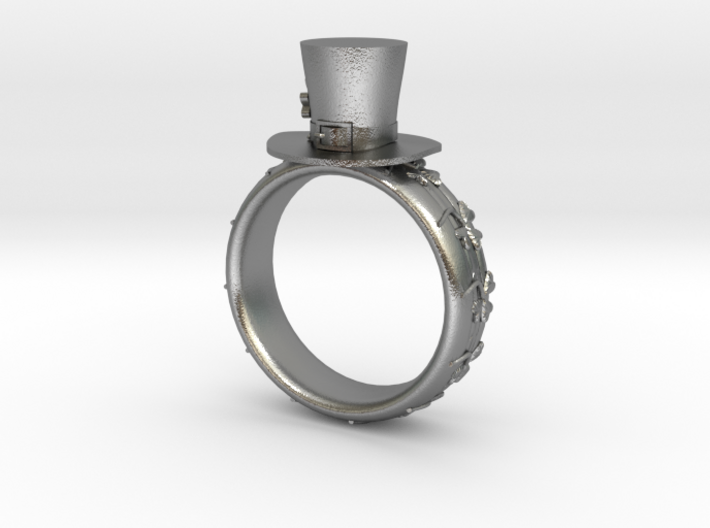 St Patrick's hat ring(size = USA 6.5-7) 3d printed