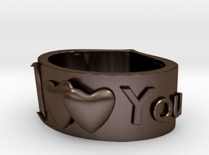 Ring I LoveYou 3d printed