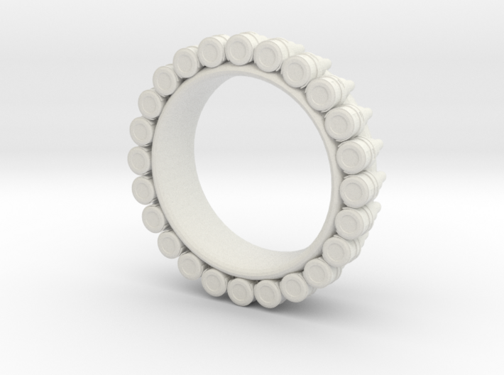 Bullet ring(size = USA 4.5-5) 3d printed