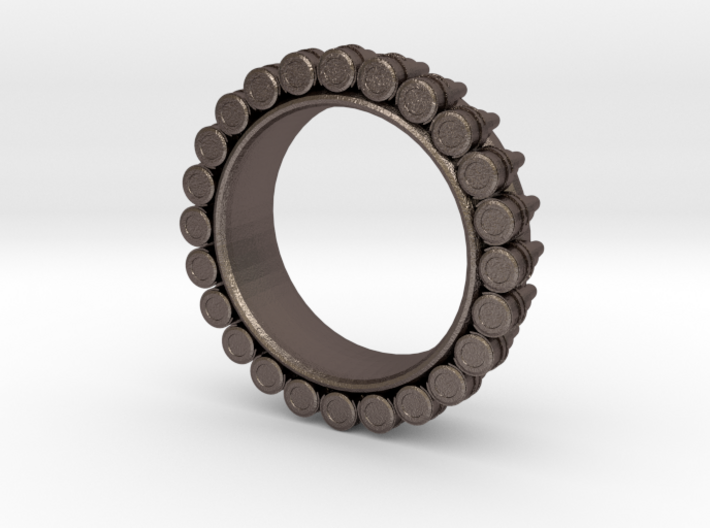 Bullet ring(size = USA 6.5) 3d printed