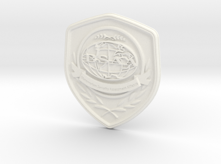 Badge BSAA 3d printed