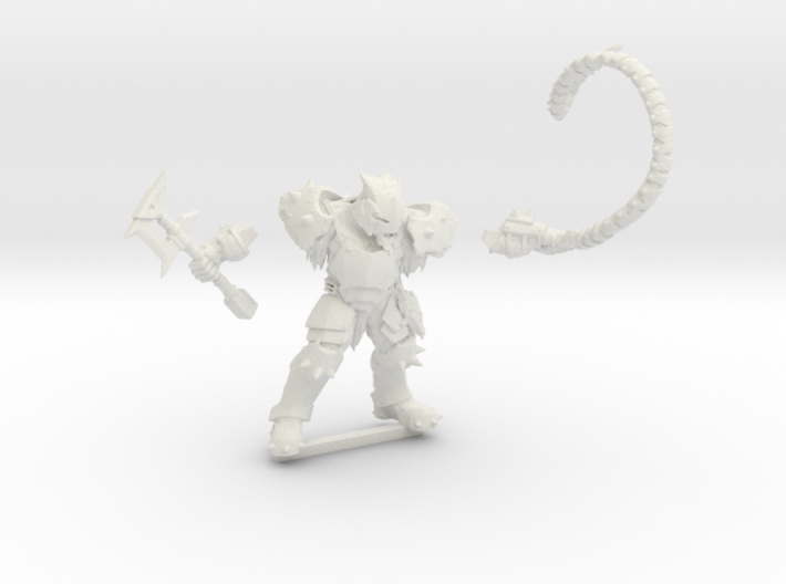 Kelk Beastmaster 3d printed Acceptable for playing but not for painting. 