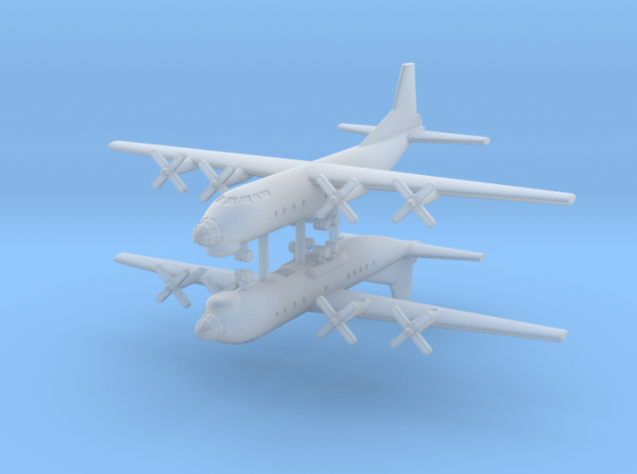 1/600 AN-12 (Cub) Transport Aircraft (x2) 3d printed