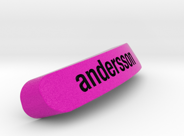 Andersson Nameplate for SteelSeries Rival 3d printed