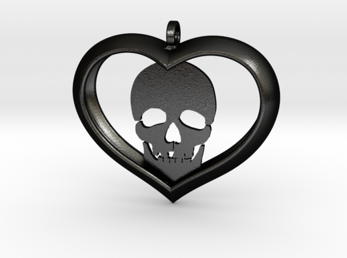 Skull Heart (2) 3d printed