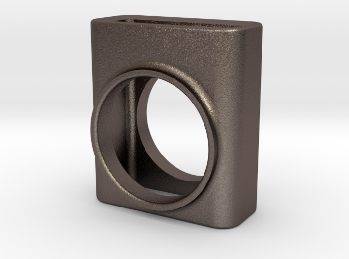 BLOCK RING - SIZE 7 3d printed