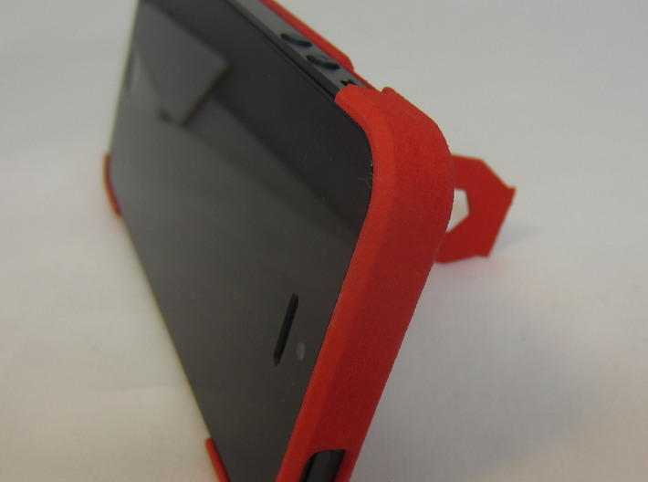 minimalistic  iphone 5 wallet case w/ money clip 3d printed 