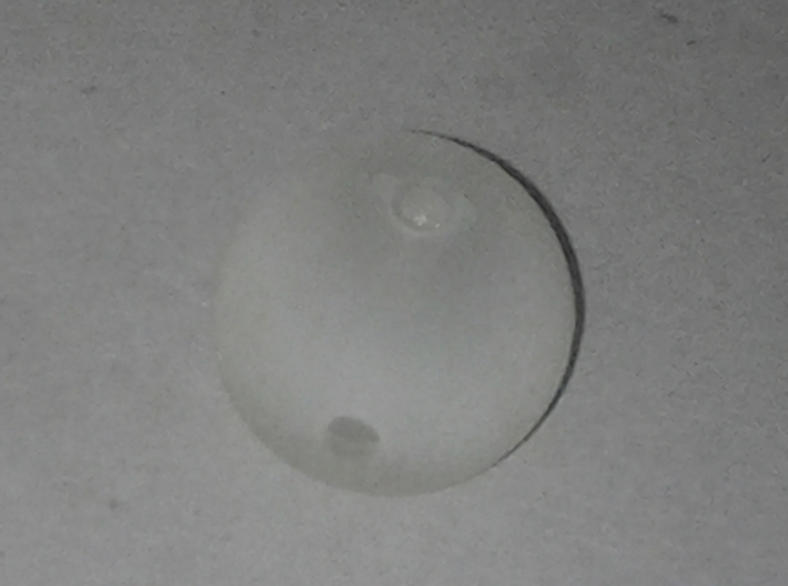 d1: Weighted Spheroid 3d printed Frosted detail does not photograph so well.