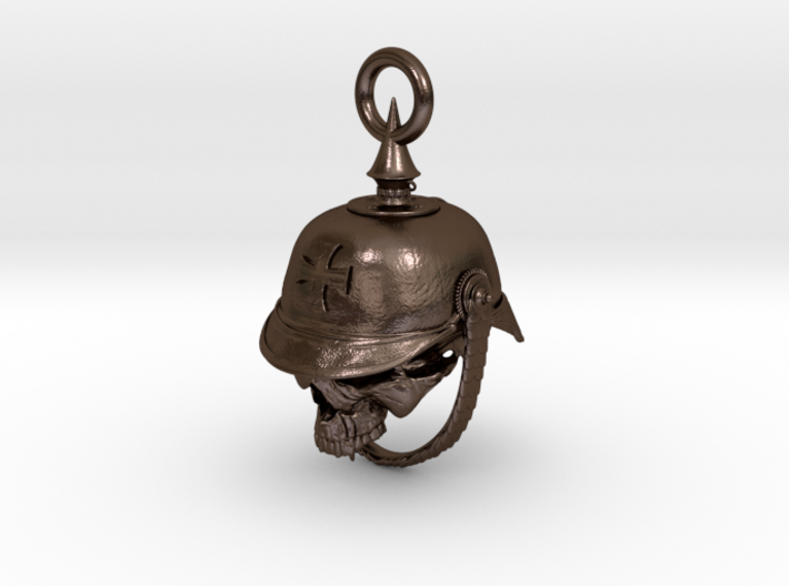 WWI German Infantry Skull Biker Bell 3d printed