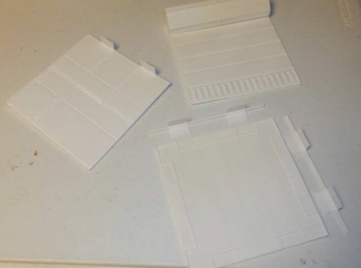 Basic Econoliner Wall for 1/18 scale figures 3d printed 